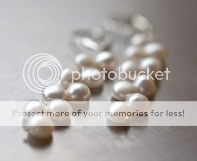 Long Bridal Pearl Earrings sterling silver