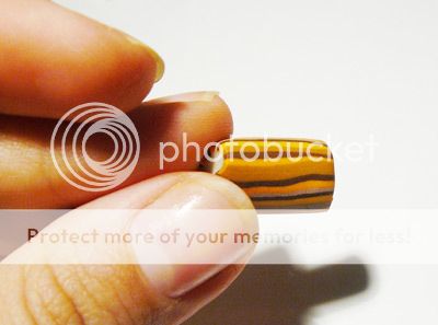 DIY tutorial pandora style polymer clay stripped beads