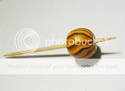DIY tutorial pandora style polymer clay stripped beads