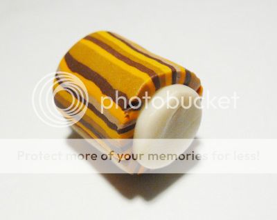 DIY tutorial pandora style polymer clay stripped beads