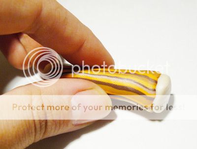 DIY tutorial pandora style polymer clay stripped beads