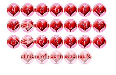 Free printable Valentine's day collage sheet
