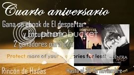 Cuarto aniversario: Gana un ebook de El despertar ó Encuéntrame