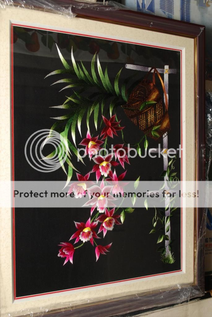 tranh thêu tay truyền thống...50x70 giá 1tr5...(không phải tranh chữ thập) - 17