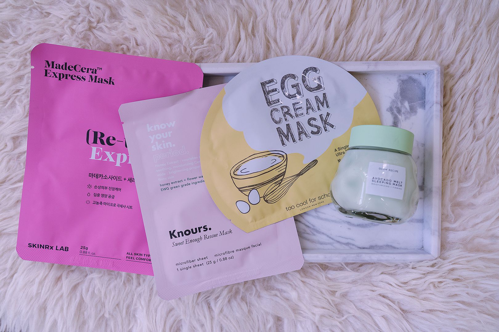 sheet mask sleeping mask Too Cool for School Glow Recipe Knours SkinRx Lab Korean skincare