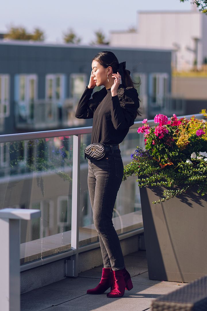 velvet booties boots