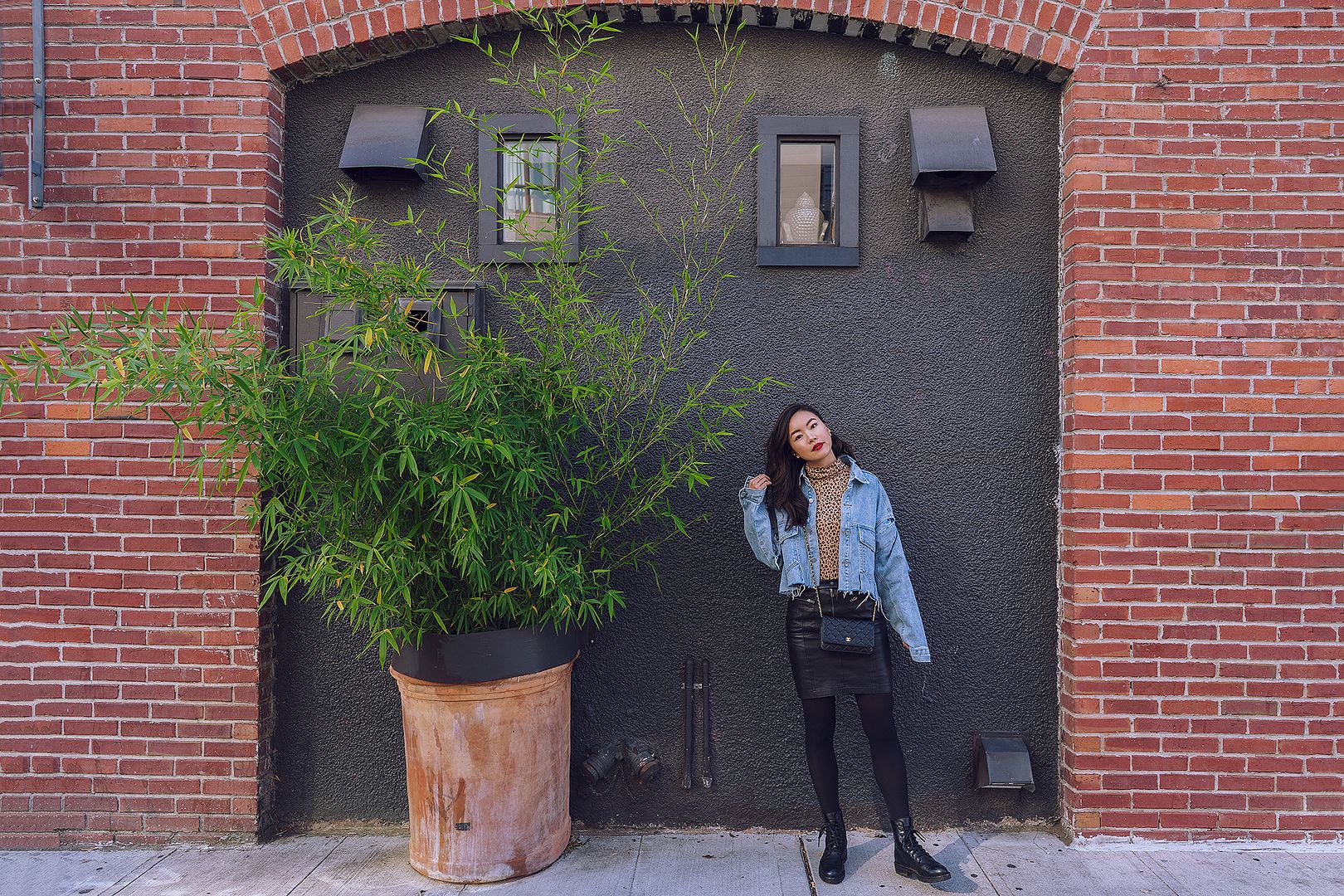 leopard fall outfit style fashion