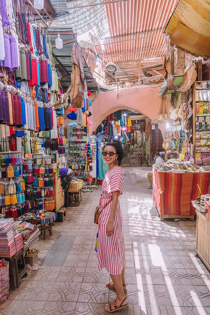 Marrakesh Morocco Medina market shopping