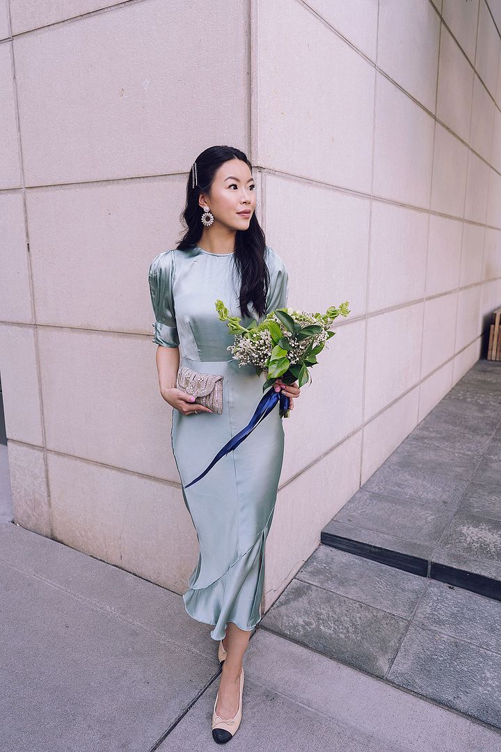 BHLDN bridesmaid accessories earrings clutch