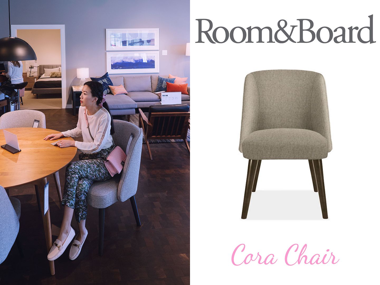 Room and Board Cora dining chair